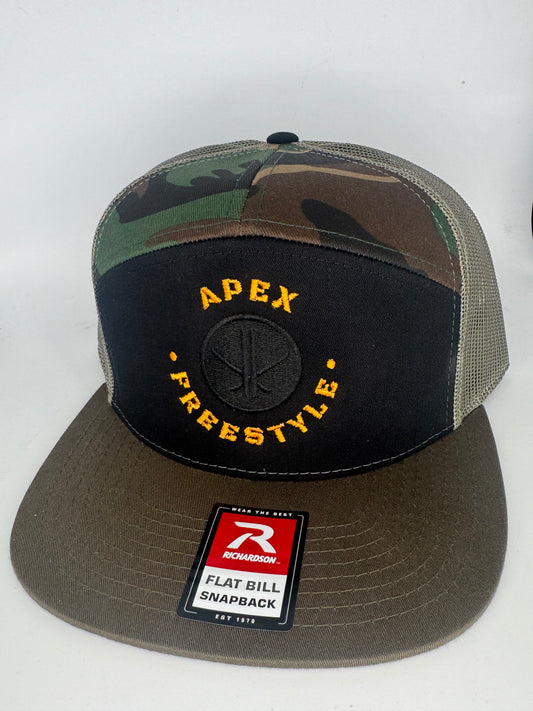Apex 5 panel Camo Snapback