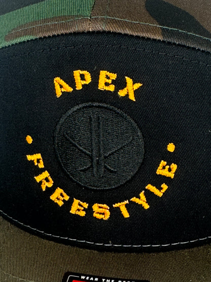 Apex 5 panel Camo Snapback