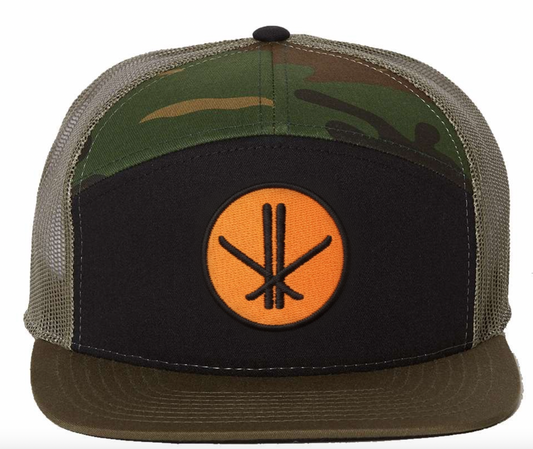 Apex 5 panel Camo Snapback