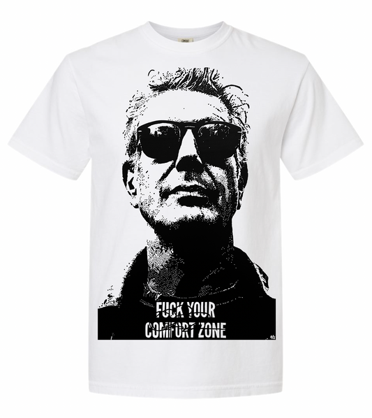 Anthony Bourdain F*ck your comfort zone Premium White T-shirt